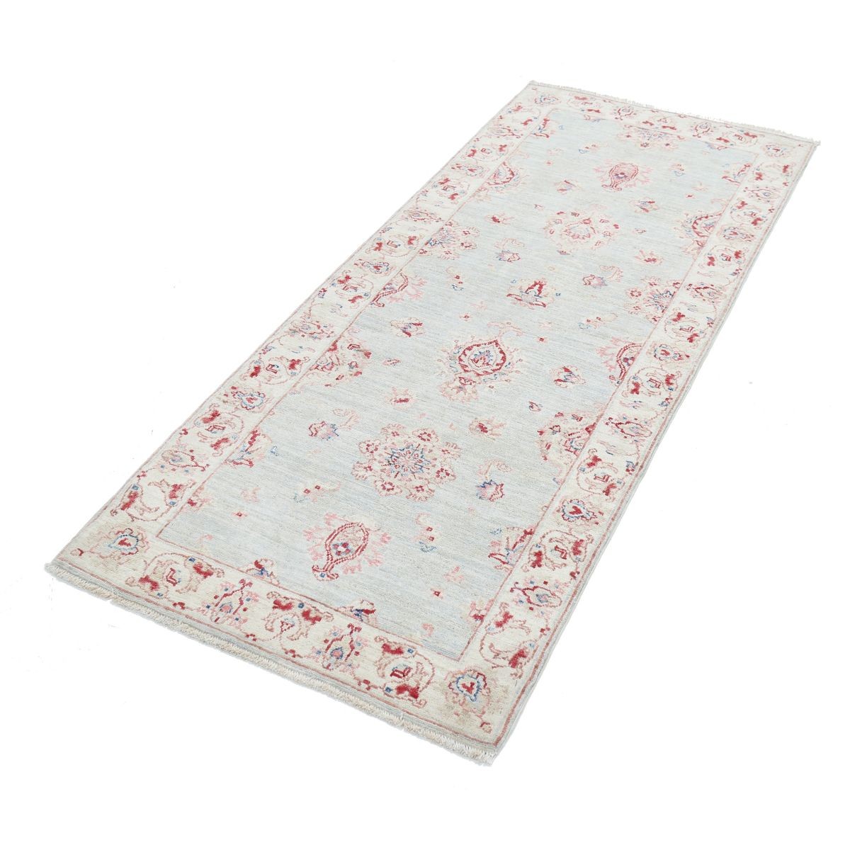 Ziegler 3x6 Handmade Double Knotted Washable Wool Runner - Soft Hues