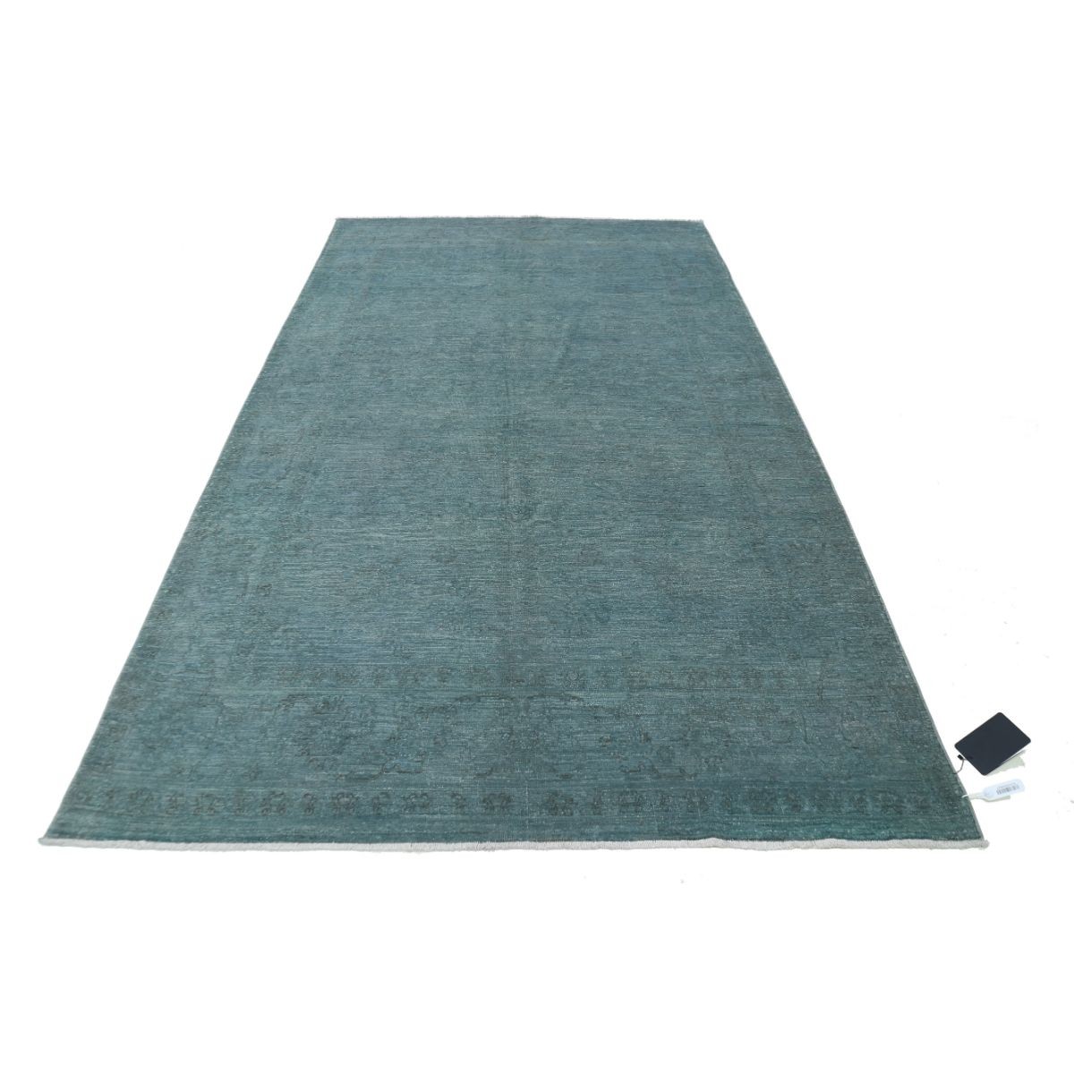 Fine 6x10 Handmade Double Knotted Washable Wool Rug - Monochormatic