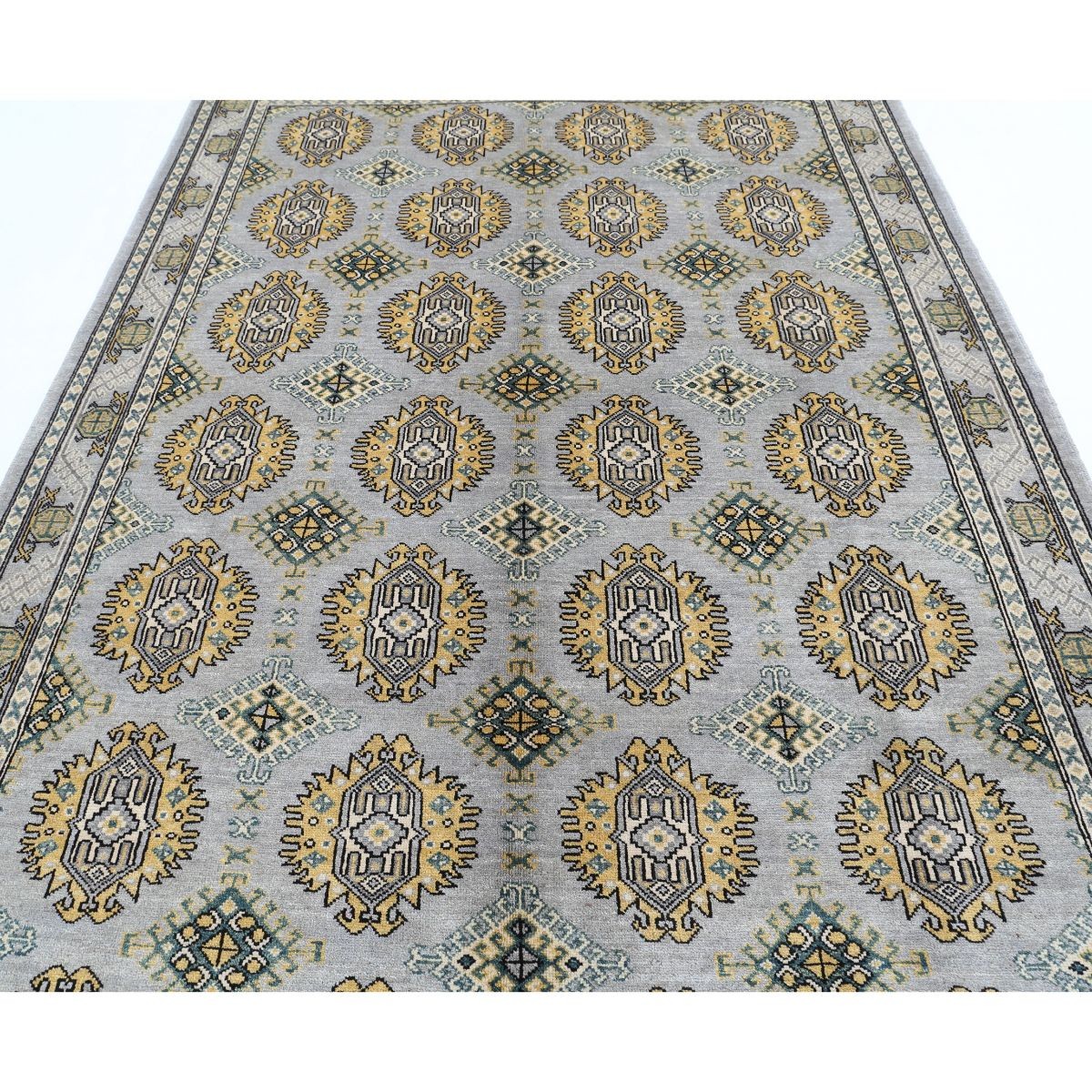Revival 7x10 Handmade Double Knotted Washable Wool Rug - Colorful