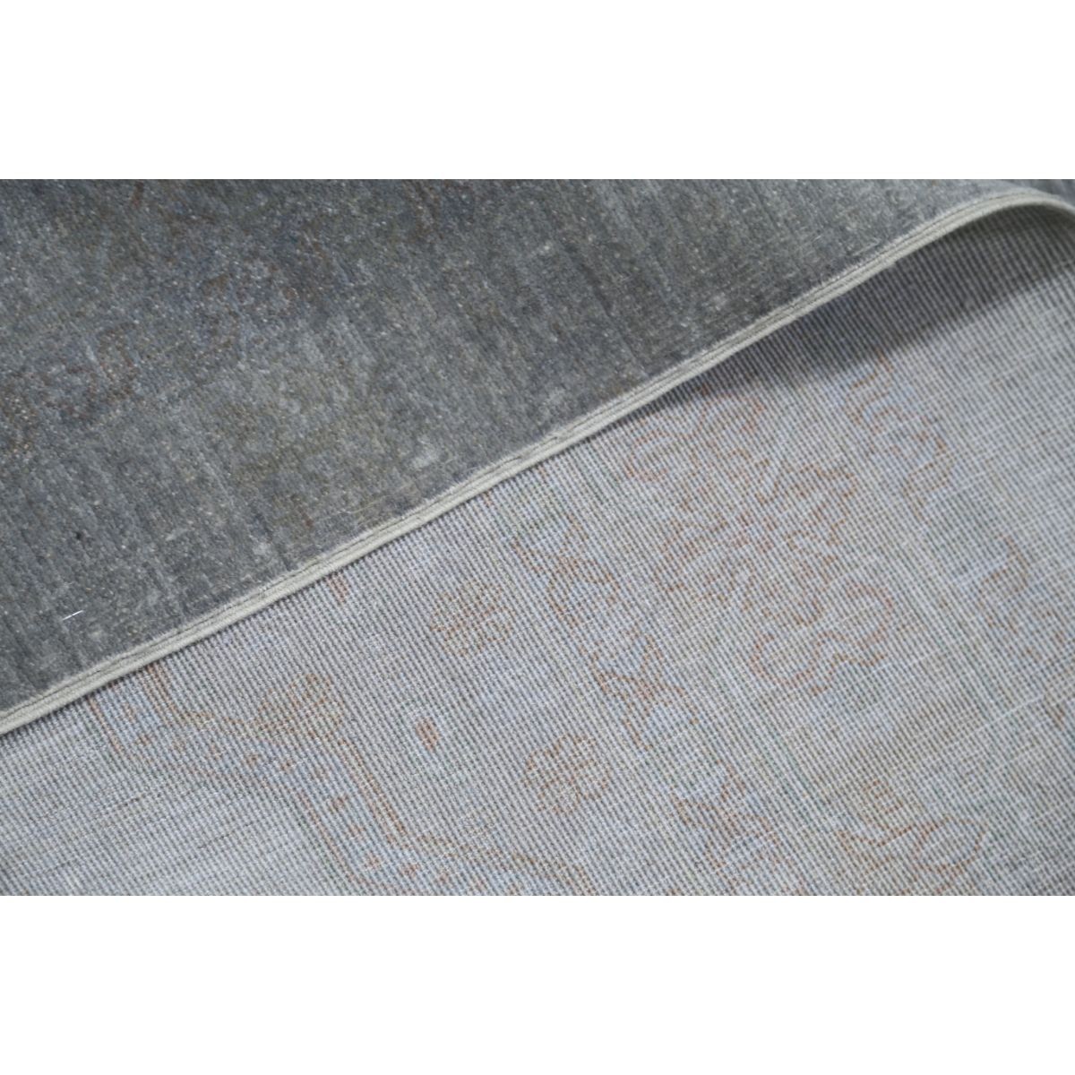 Overdye 6x8 Handmade Double Knotted Washable Wool Rug - Monochormatic
