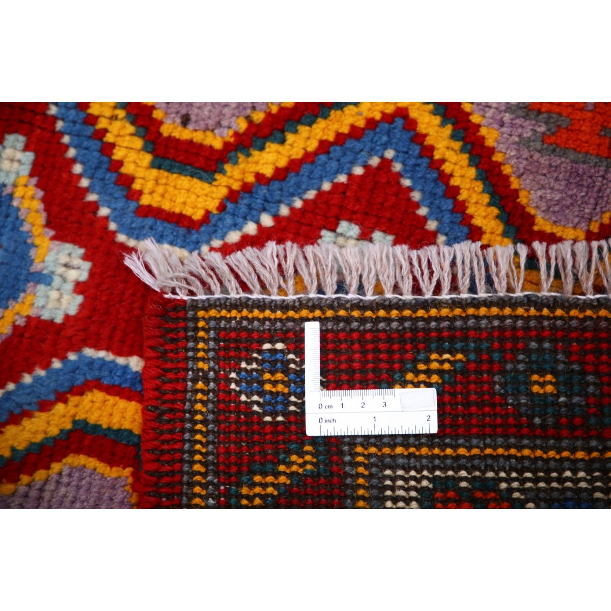 Revival 5x7 Handmade Double Knotted Washable Wool Rug - Colorful