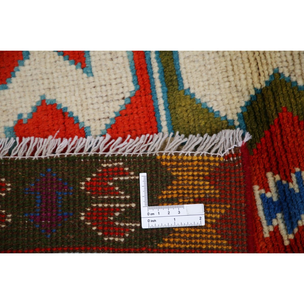 Revival 3x5 Handmade Double Knotted Washable Wool Rug - Colorful