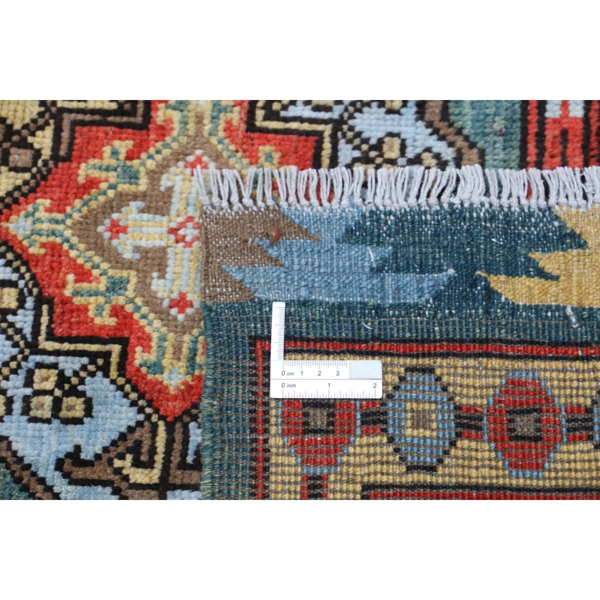Revival 8x10 Handmade Double Knotted Washable Wool Rug - Colorful