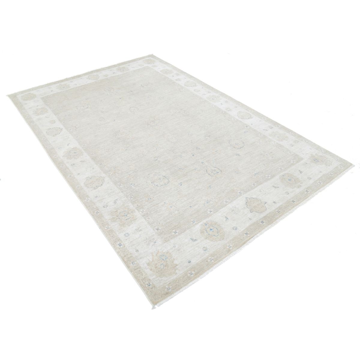 Serenity 5x8 Handmade Double Knotted Washable Wool Rug - Soft Hues