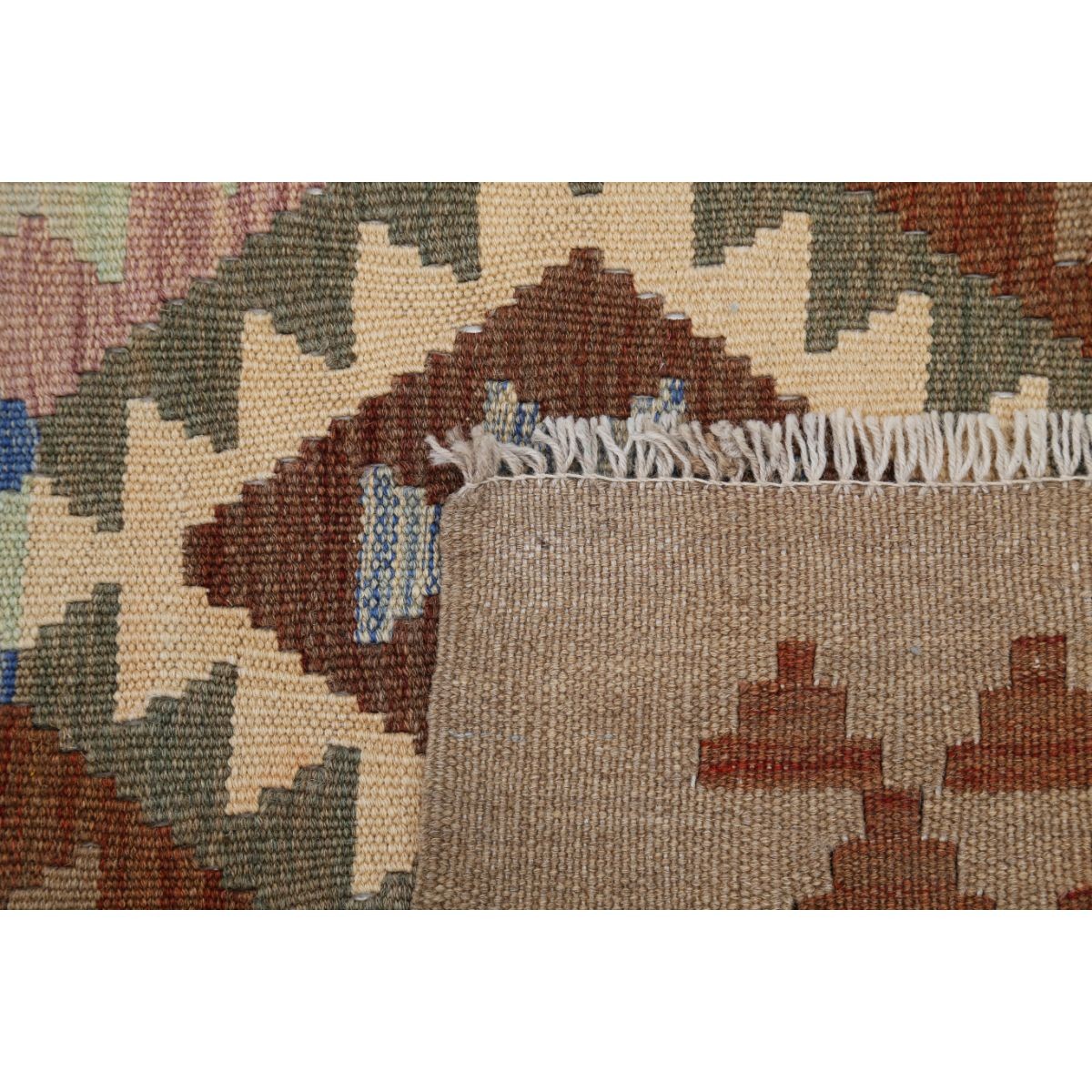 Maimana 6x10 Hand Woven Washable Wool Rug - Colorful
