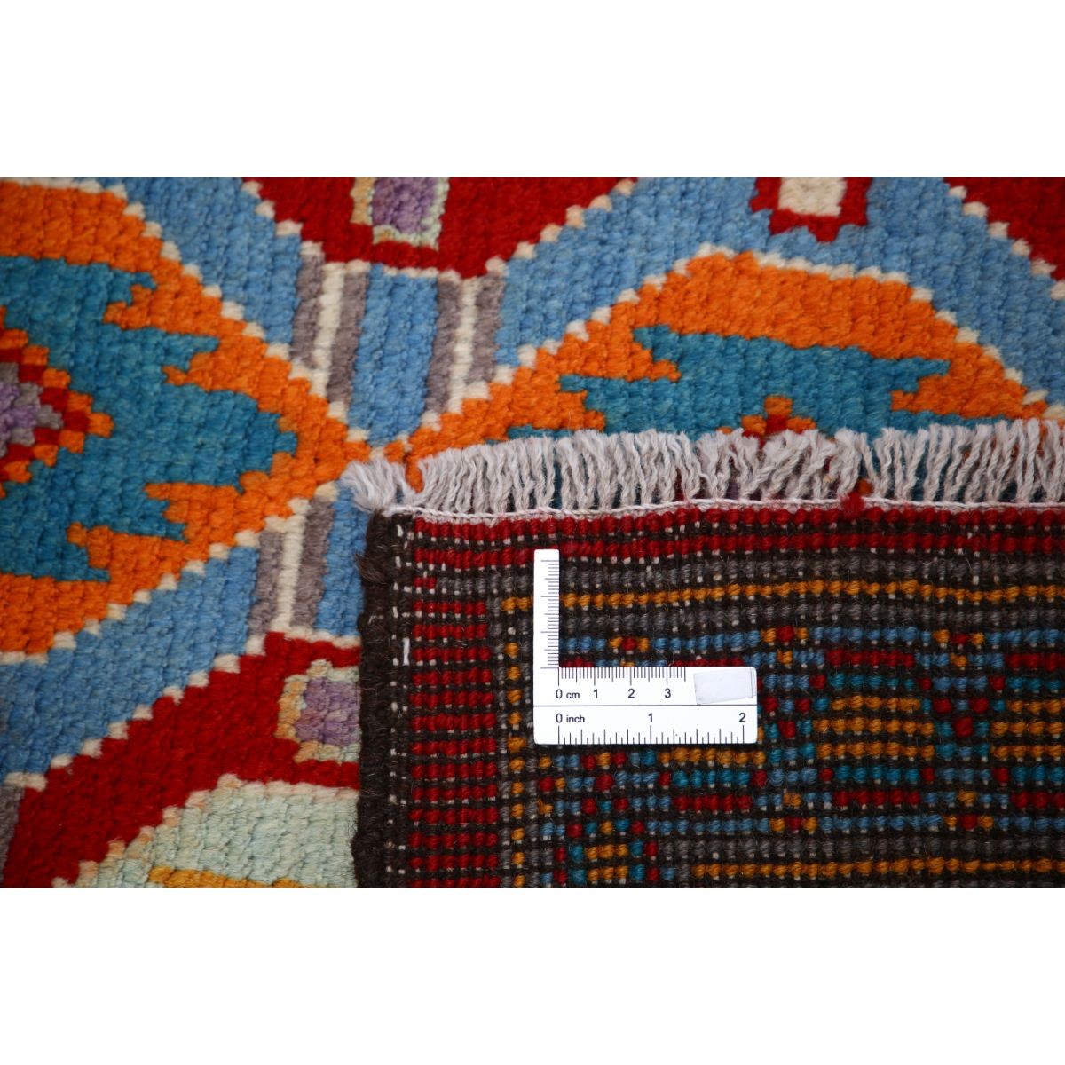 Revival 5x7 Handmade Double Knotted Washable Wool Rug - Colorful