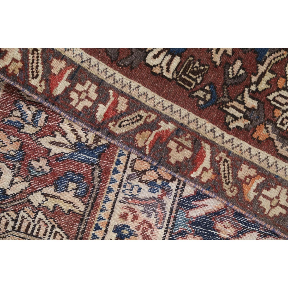 Vintage 10x14 Handmade Double Knotted Washable Wool Rug - Soft Hues