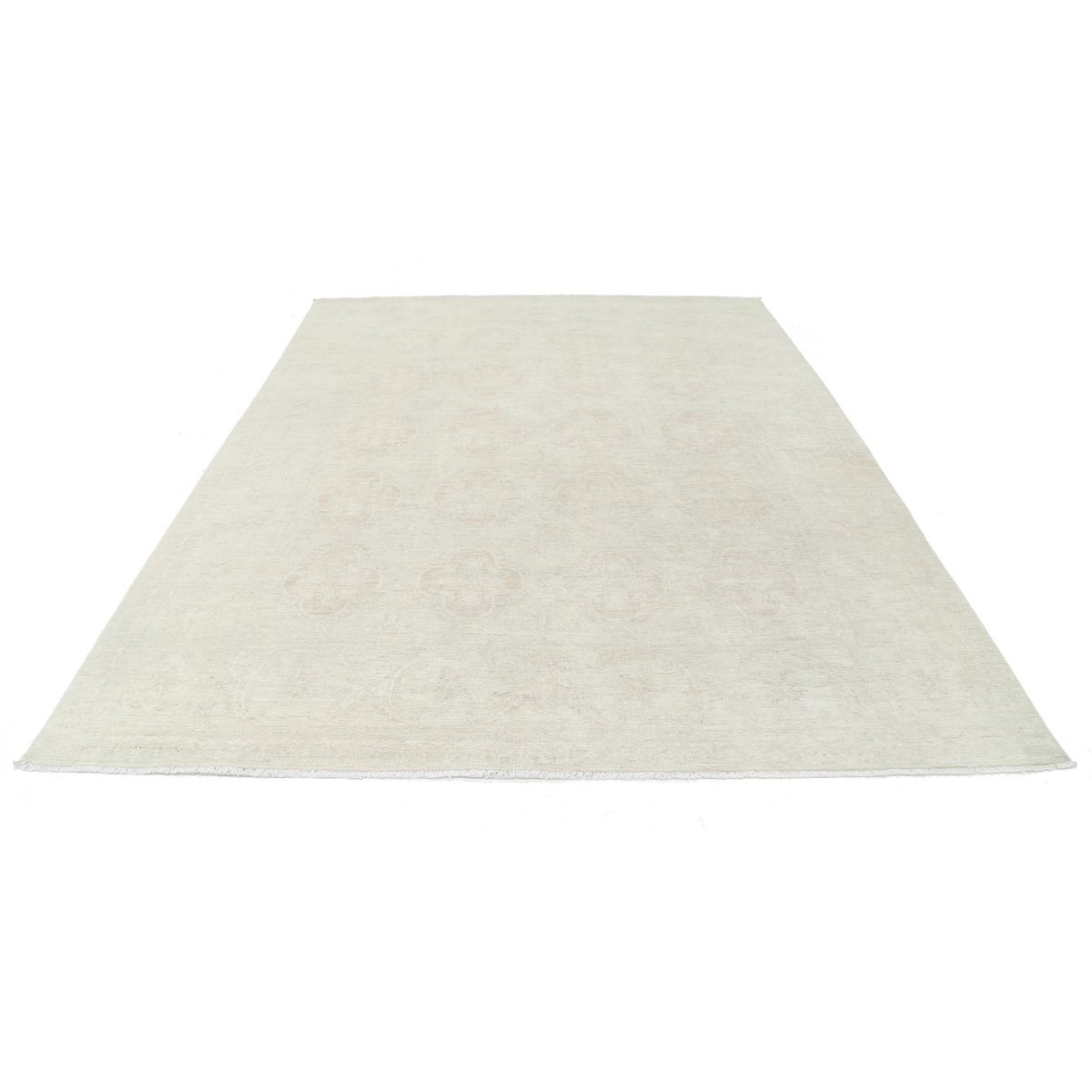 Serenity 8x10 Handmade Double Knotted Washable Wool Rug - Soft Hues
