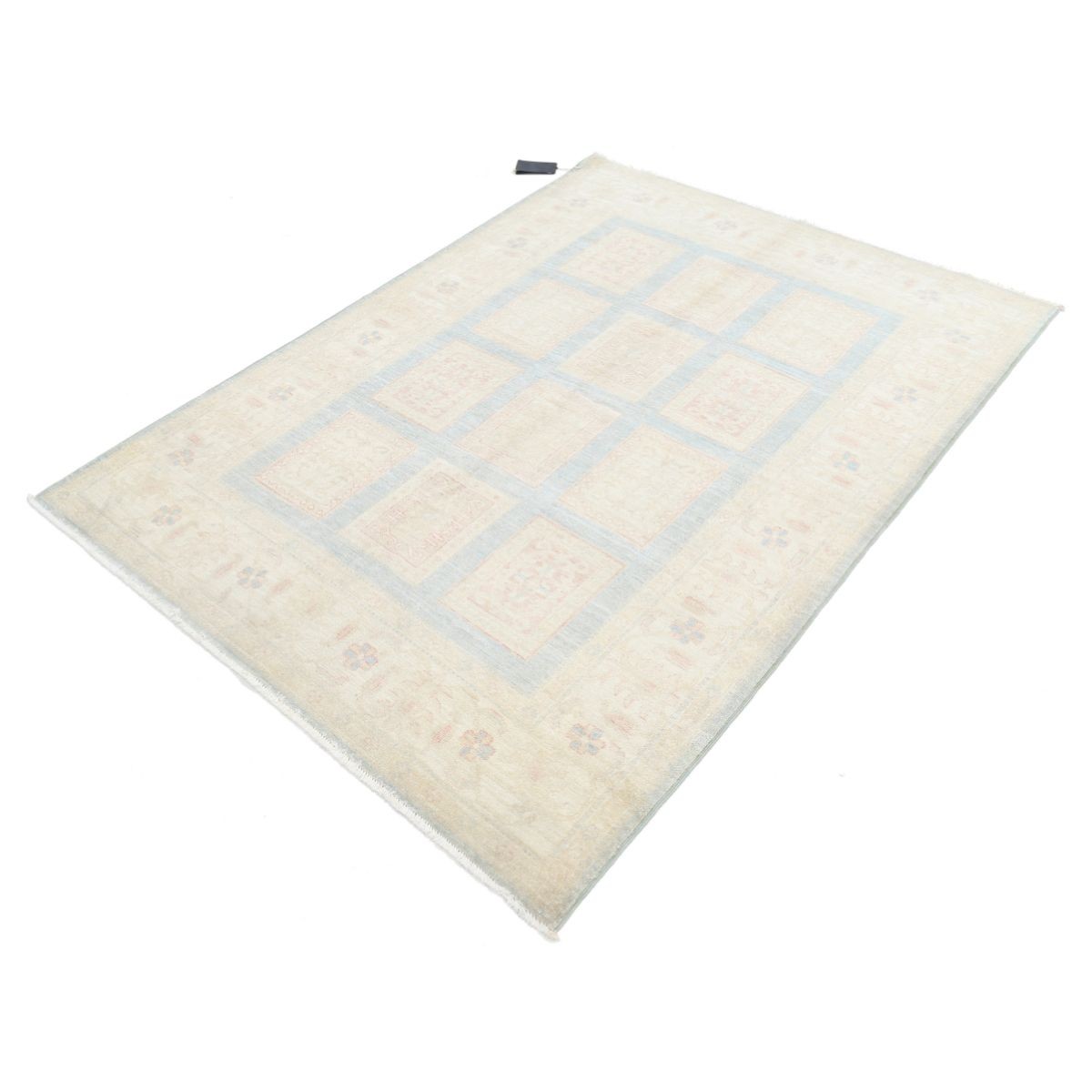 Bakhtiari 5x7 Handmade Double Knotted Washable Wool Rug - Soft Hues