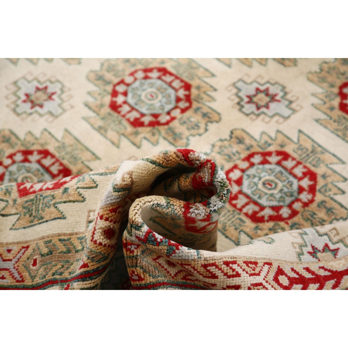 Revival 7x10 Handmade Double Knotted Washable Wool Rug - Colorful