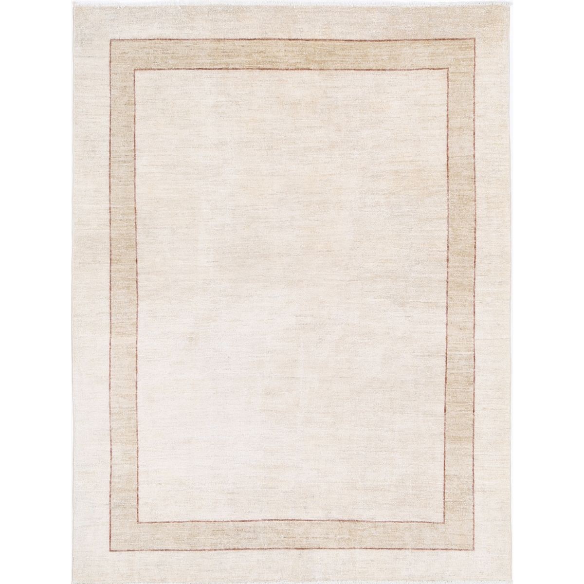 Modcar 5x6 Handmade Double Knotted Washable Wool Rug - Colorful