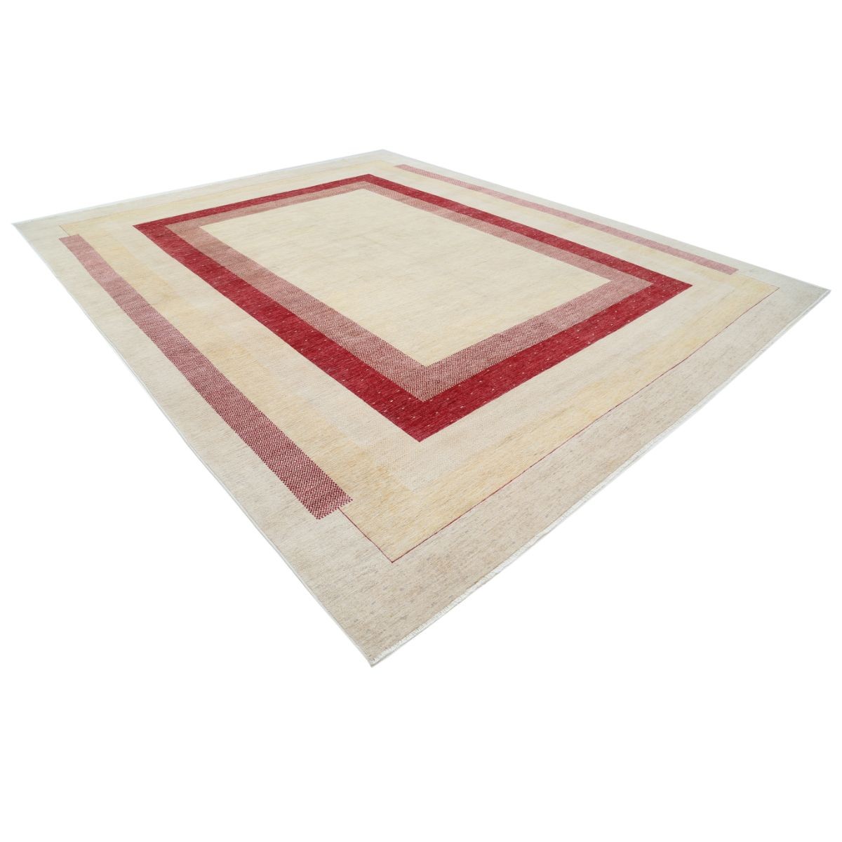 Modcar 12x15 Handmade Double Knotted Washable Wool Rug - Colorful