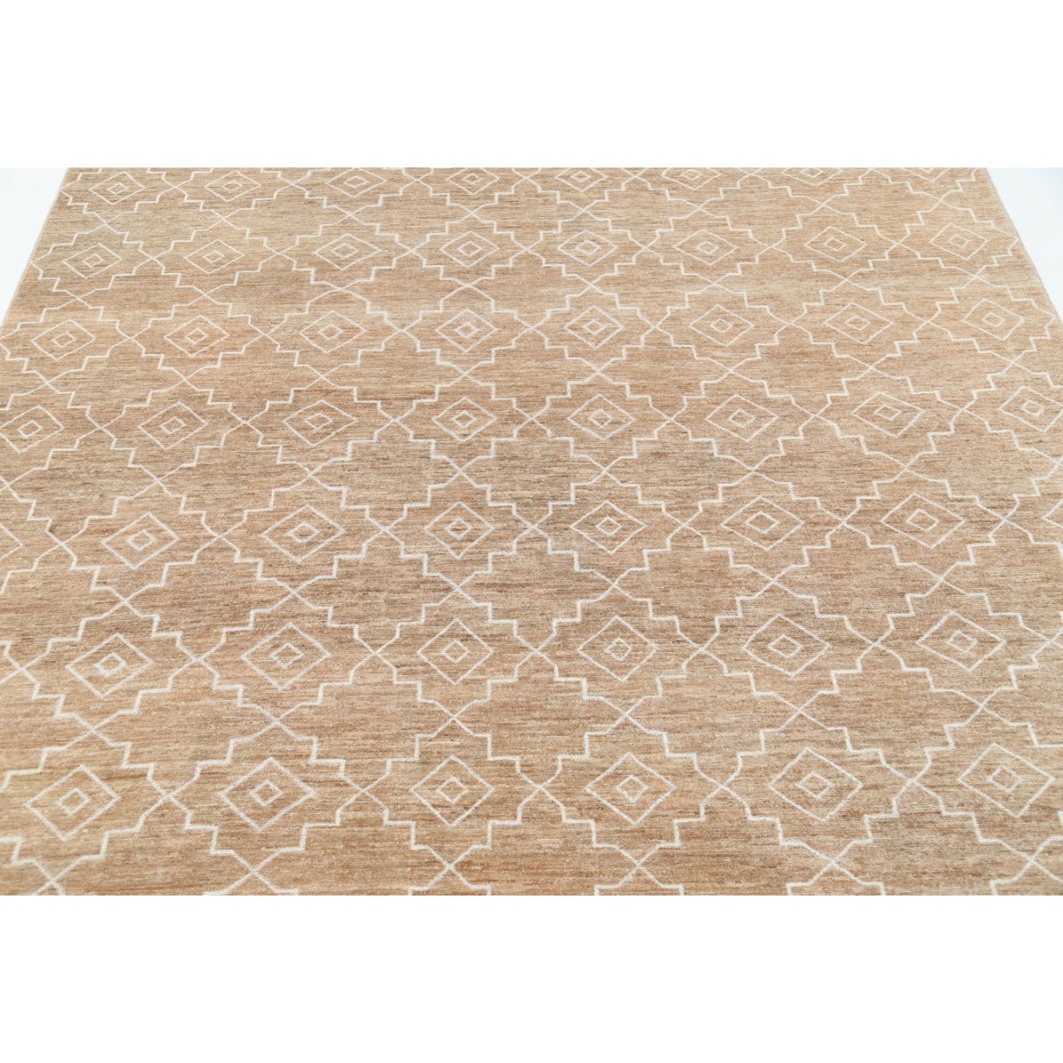 Modcar 7x9 Handmade Double Knotted Washable Wool Rug - Colorful