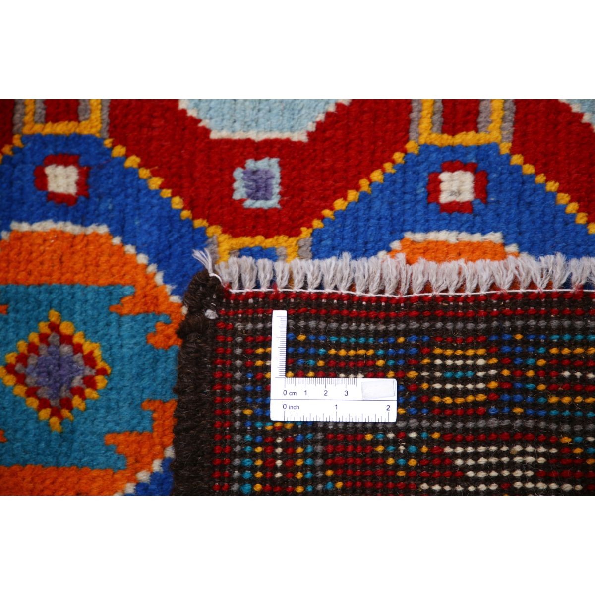 Revival 3x5 Handmade Double Knotted Washable Wool Rug - Colorful
