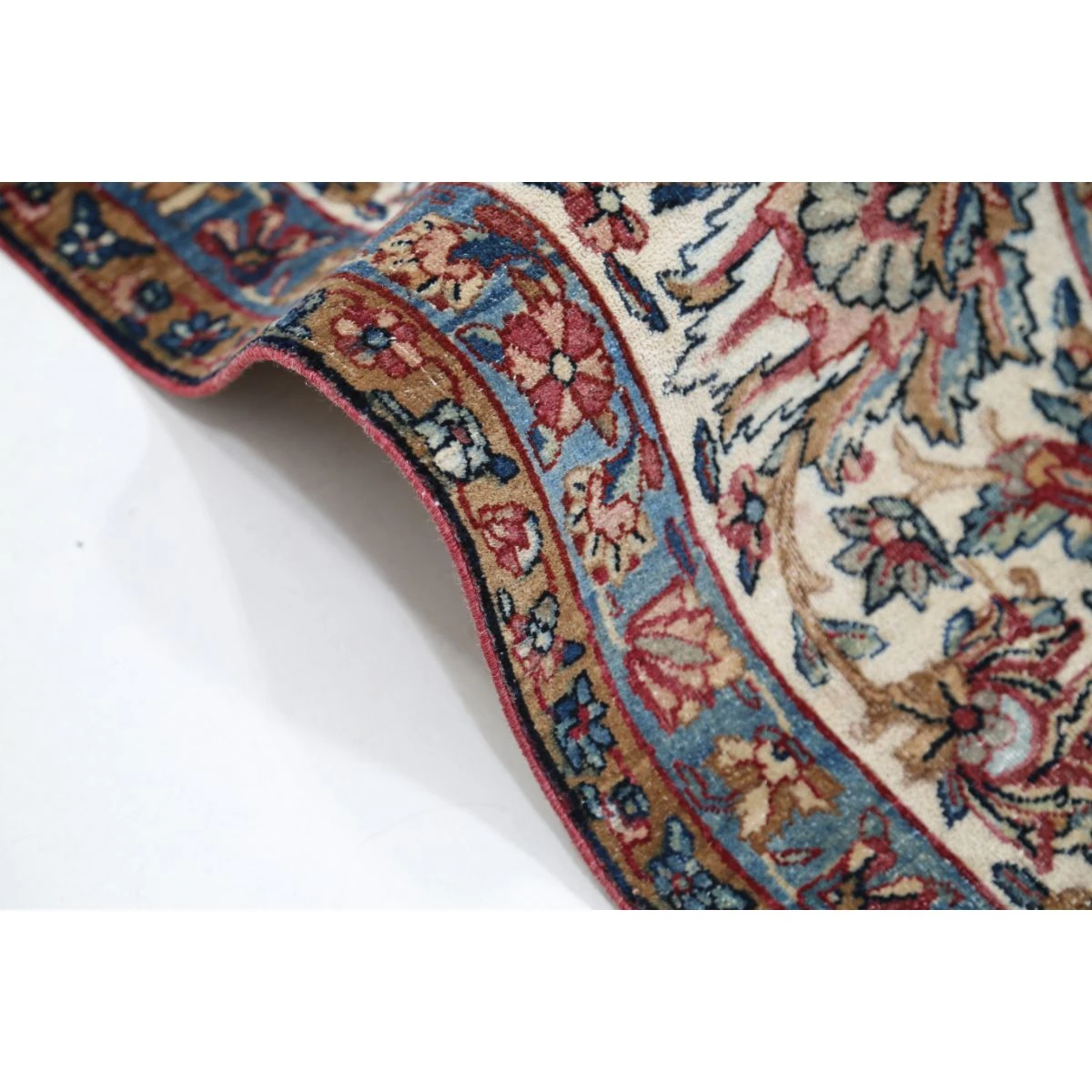 Vintage 9x12 Handmade Double Knotted Washable Wool Rug - Soft Hues