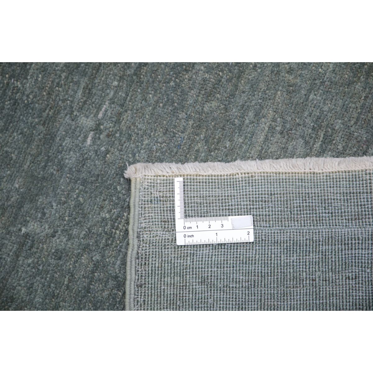 Fine 3x11 Handmade Double Knotted Washable Wool Runner - Monochormatic