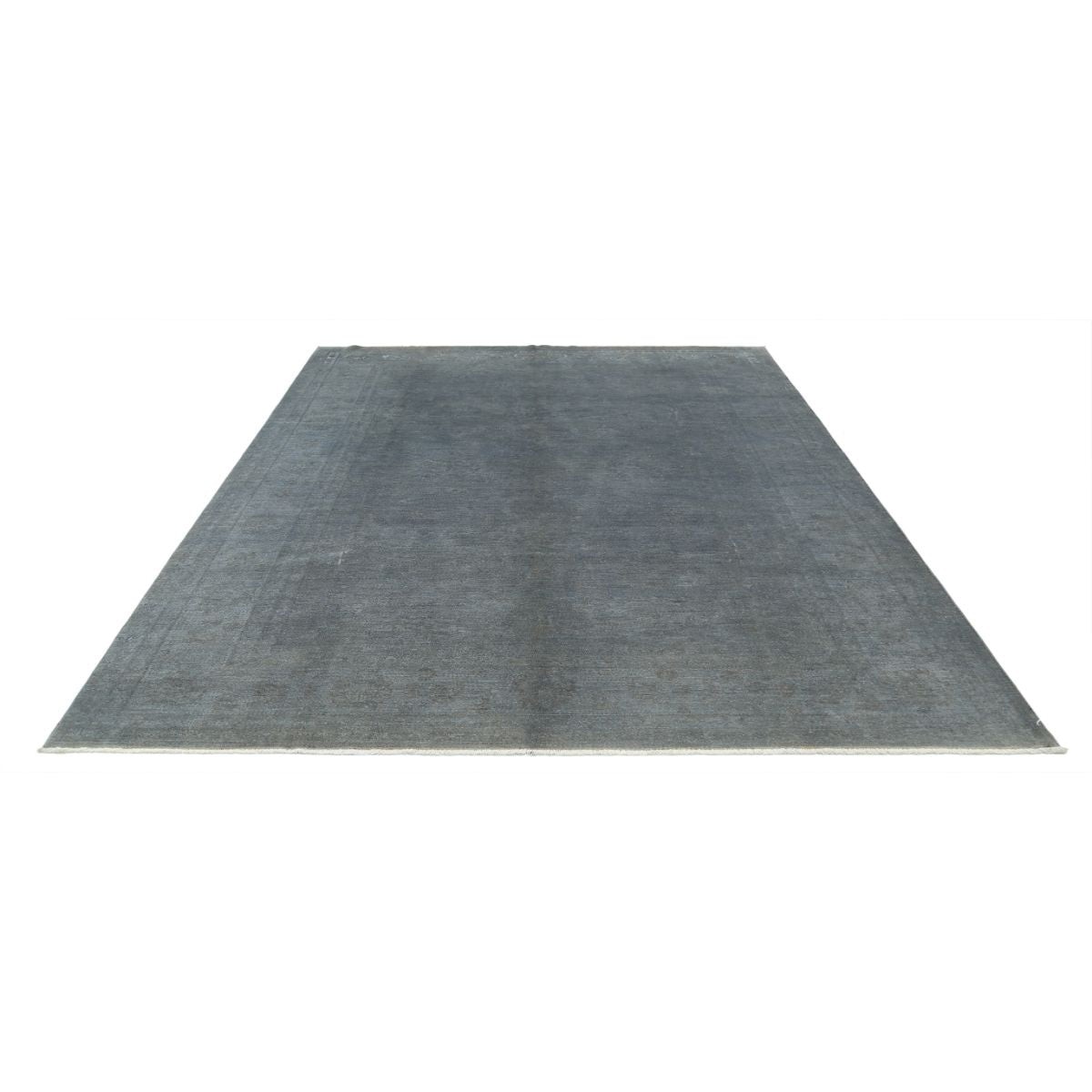 Overdye 8x10 Handmade Double Knotted Washable Wool Rug - Monochormatic