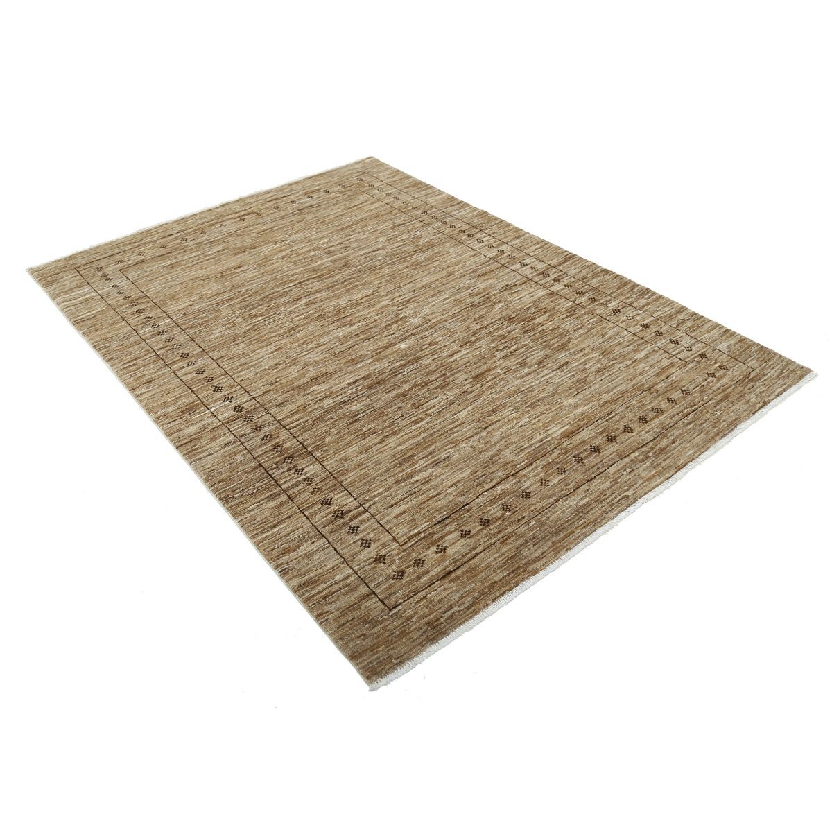 Modcar 5x7 Handmade Double Knotted Washable Wool Rug - Colorful