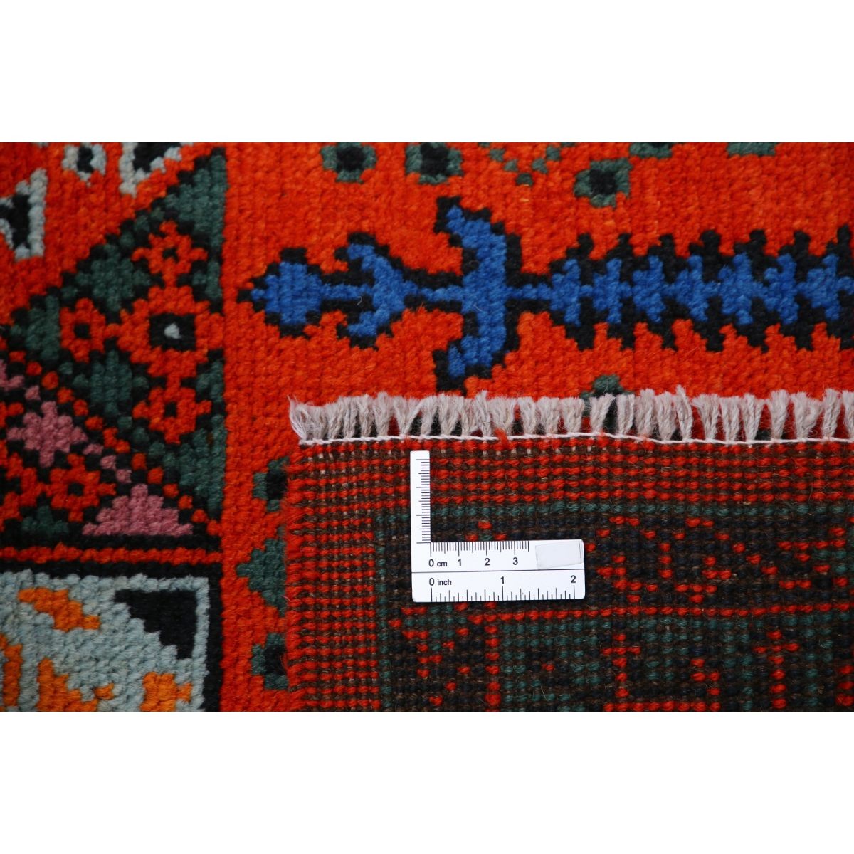 Revival 5x7 Handmade Double Knotted Washable Wool Rug - Colorful