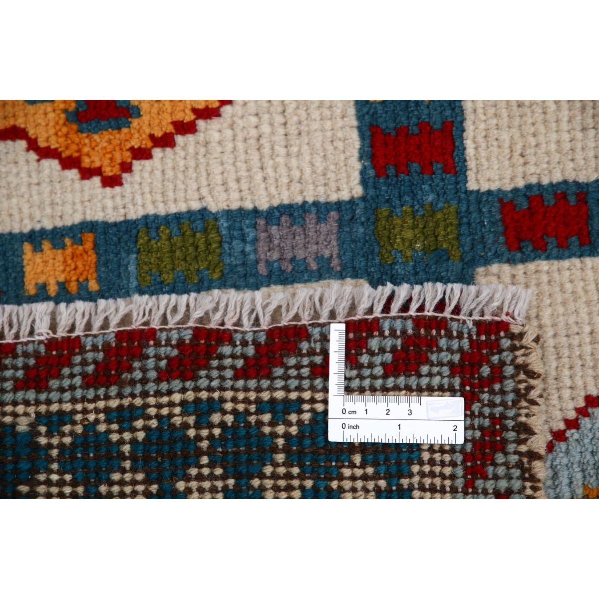 Revival 3x5 Handmade Double Knotted Washable Wool Rug - Colorful