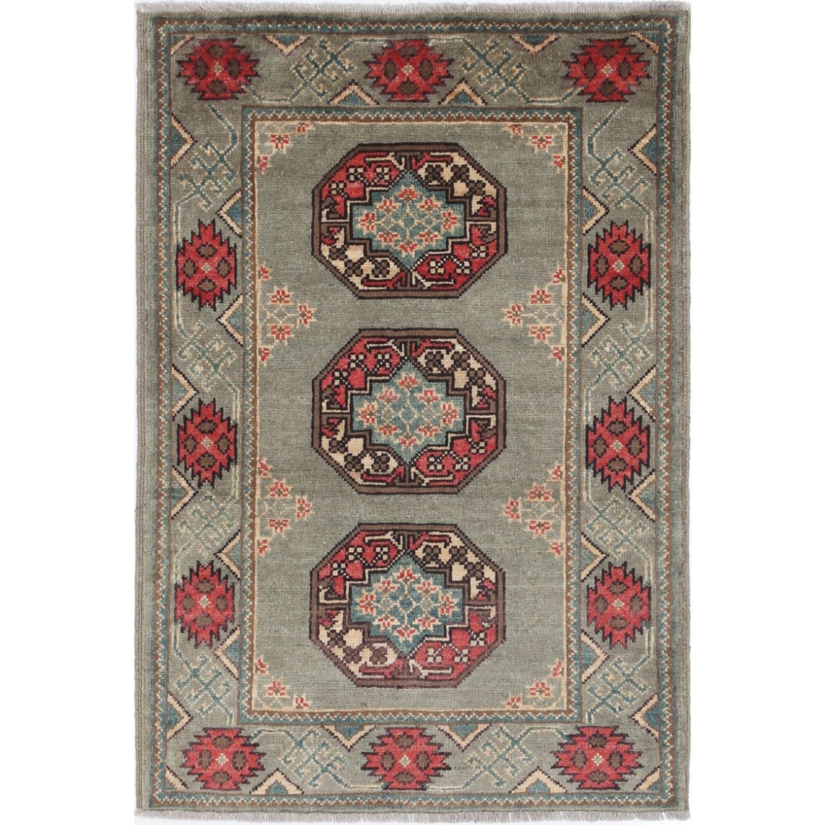 Revival 2' 8" X 4' 0" Wool Hand Knotted Rug