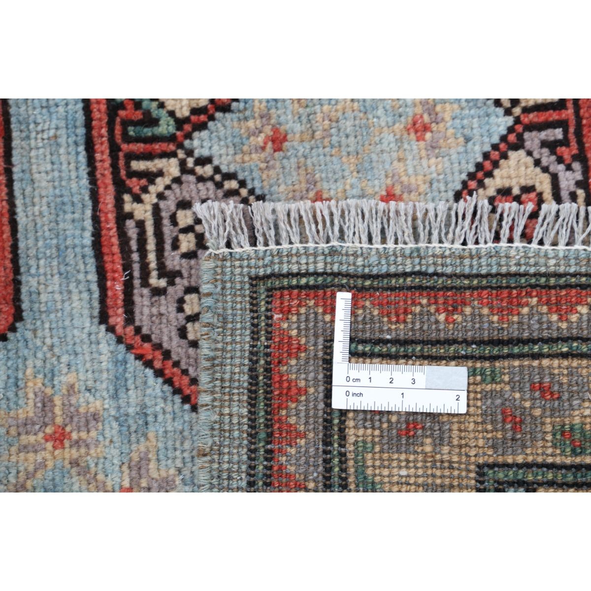 Revival 8x10 Handmade Double Knotted Washable Wool Rug - Colorful