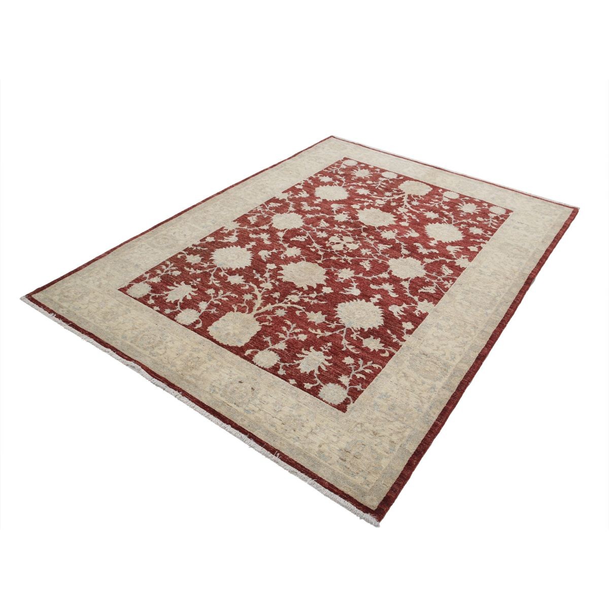 Ziegler 6x8 Handmade Double Knotted Washable Wool Rug - Colorful