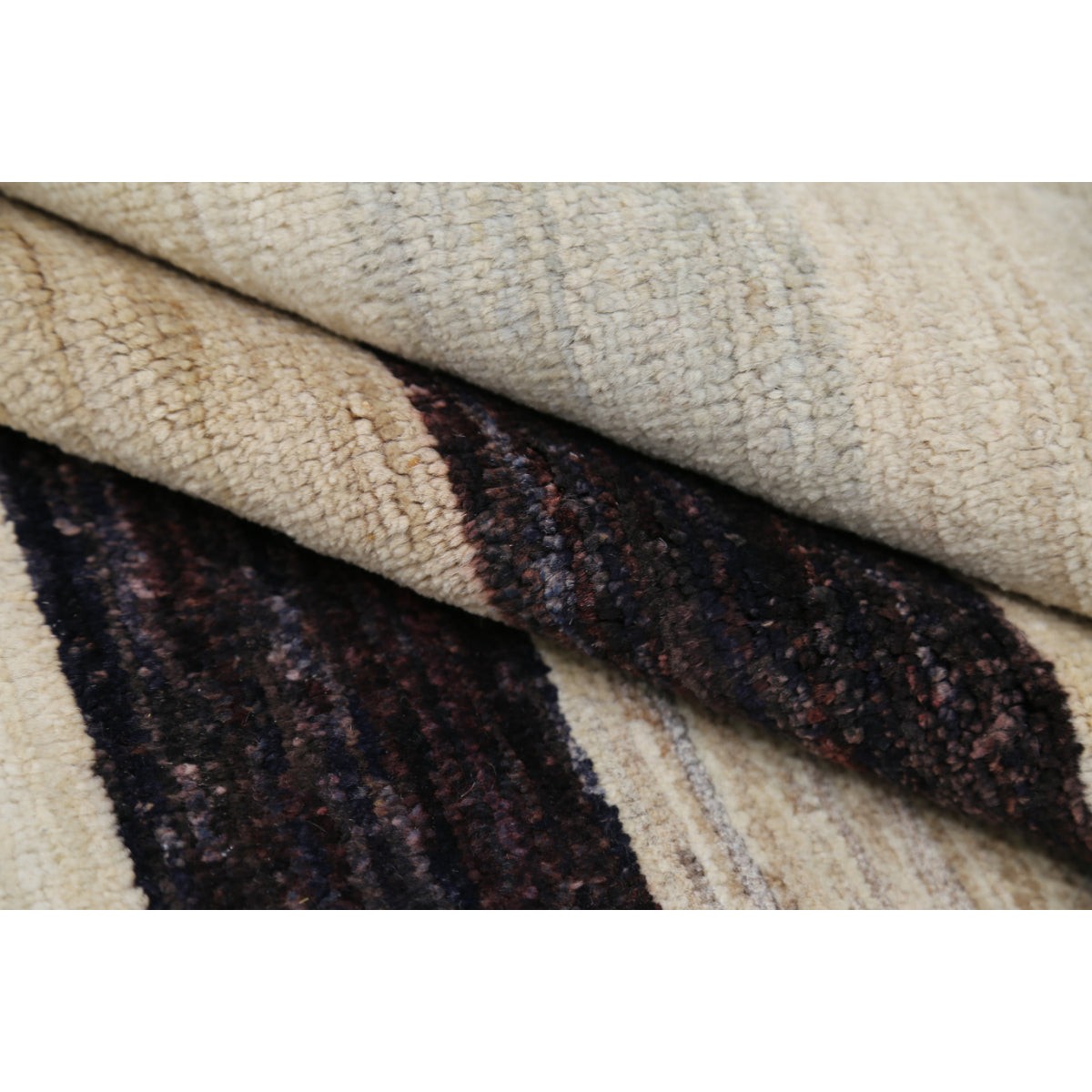 Modcar 8x10 Handmade Double Knotted Washable Wool Rug - Colorful