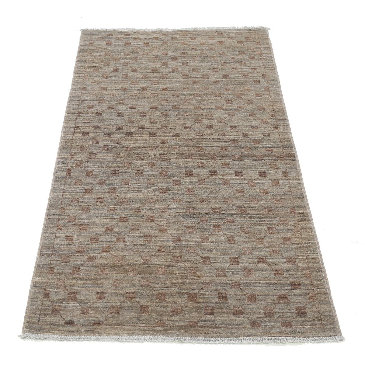 Modcar 3x5 Handmade Double Knotted Washable Wool Rug - Colorful