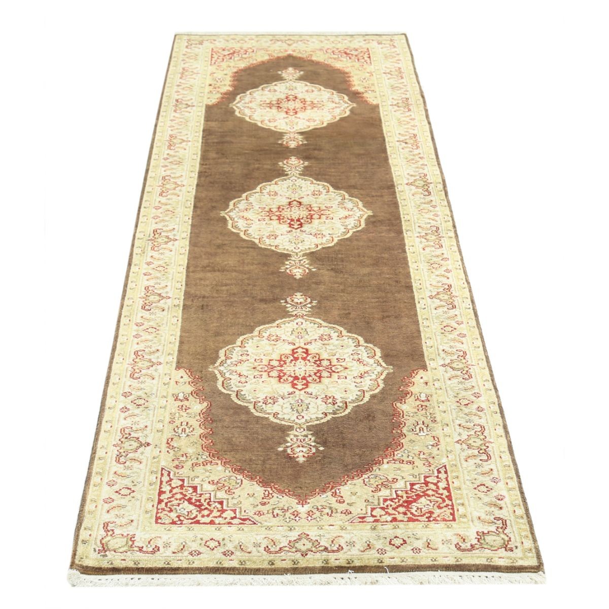 Ziegler 3x9 Handmade Double Knotted Washable Wool Runner - Colorful