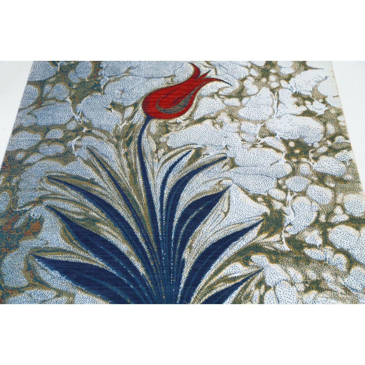 Dhanak 4x6 Machine-Made Washable Wool Rug - Colorful