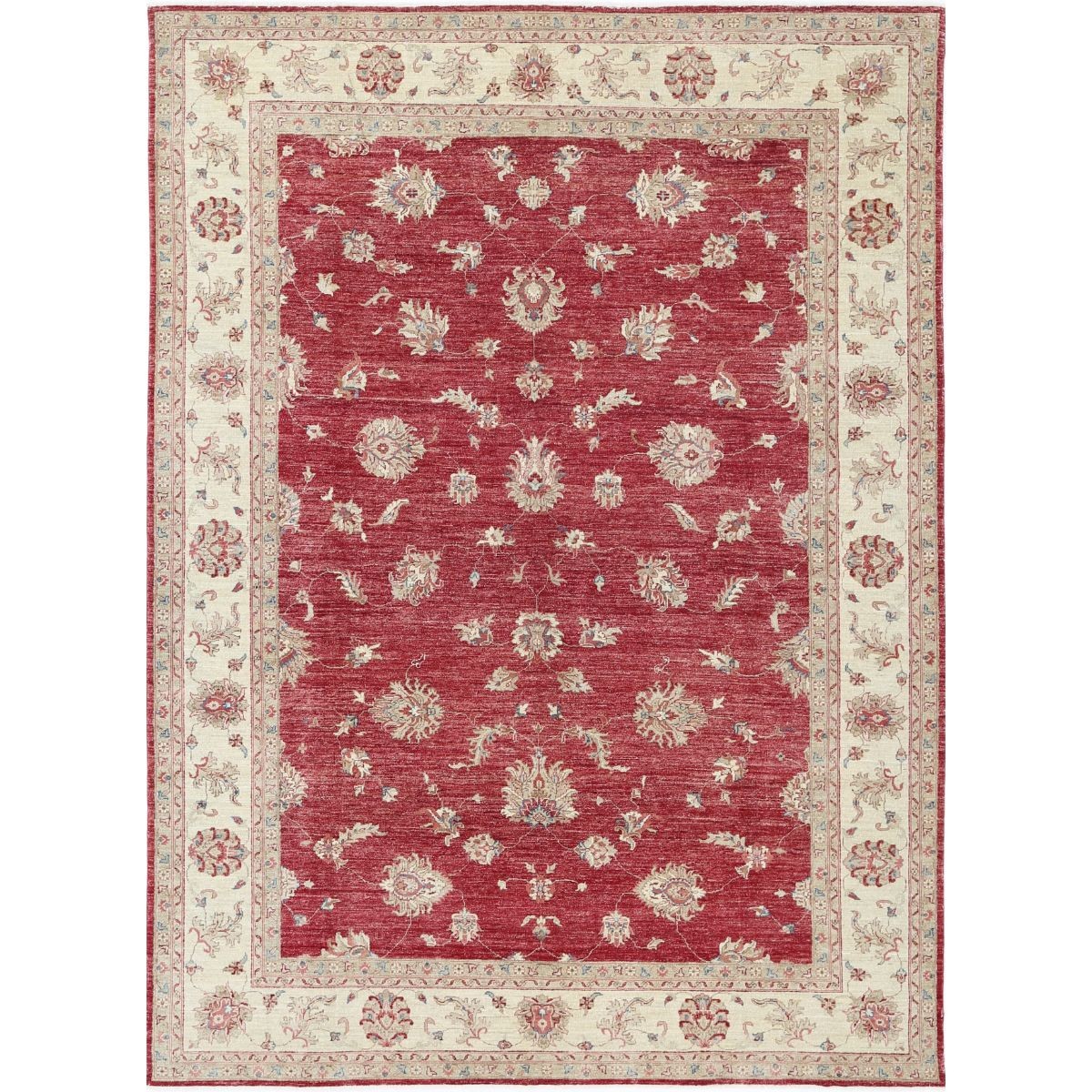 Ziegler 8x11 Handmade Double Knotted Washable Wool Rug - Colorful