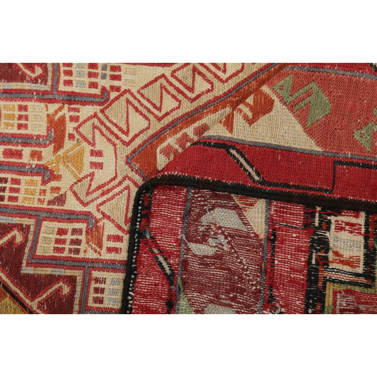 Silki 4x7 Hand Woven Washable Silk Rug - Colorful