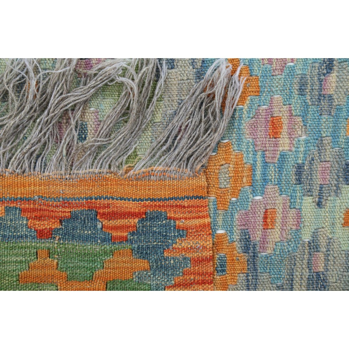 Maimana 4x6 Hand Woven Washable Wool Rug - Colorful