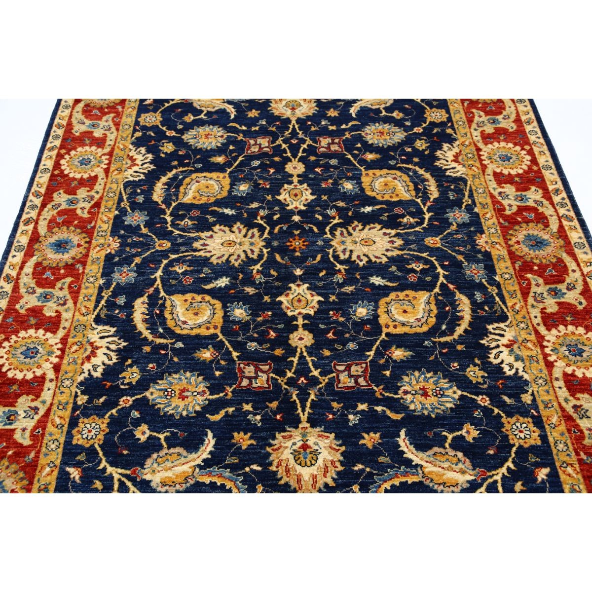 Ziegler 6x8 Handmade Double Knotted Washable Wool Rug - Colorful