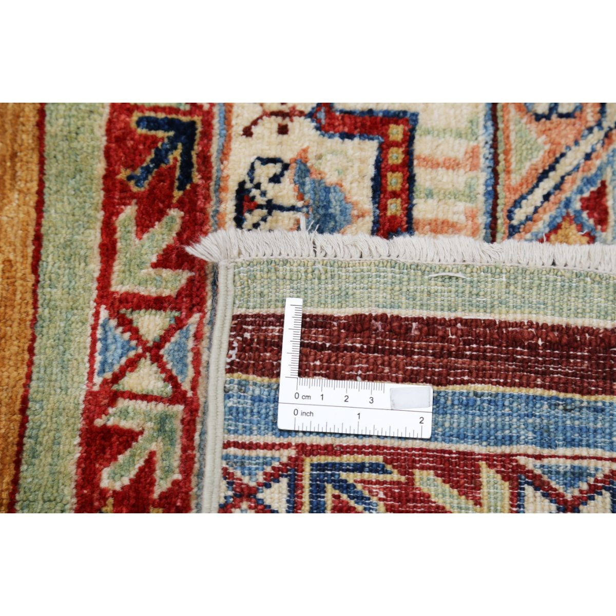Khurjeen 7x10 Handmade Double Knotted Washable Wool Rug - Colorful
