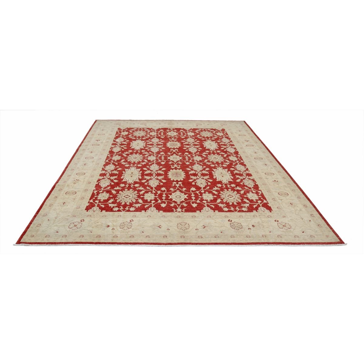Ziegler 8x11 Handmade Double Knotted Washable Wool Rug - Colorful