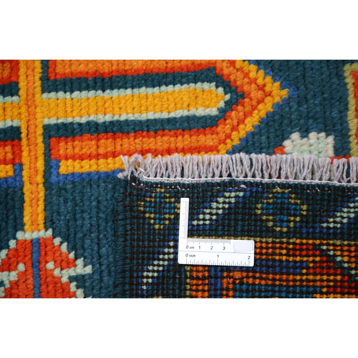 Revival 5x7 Handmade Double Knotted Washable Wool Rug - Colorful