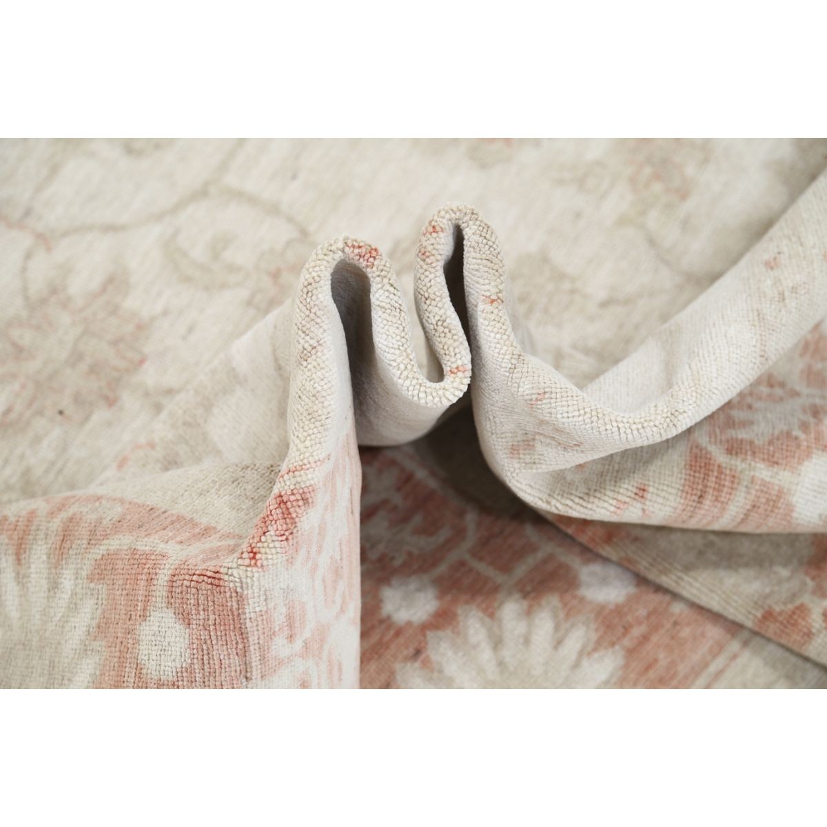 Serenity 7x9 Handmade Double Knotted Washable Wool Rug - Soft Hues