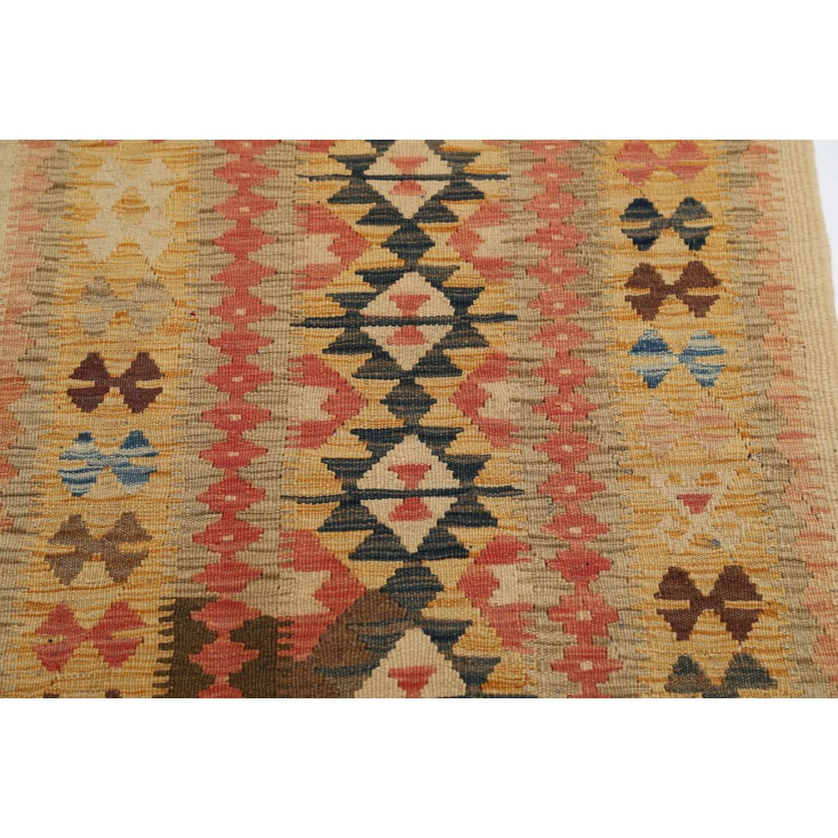 Maimana 3x10 Hand Woven Washable Wool Runner - Colorful