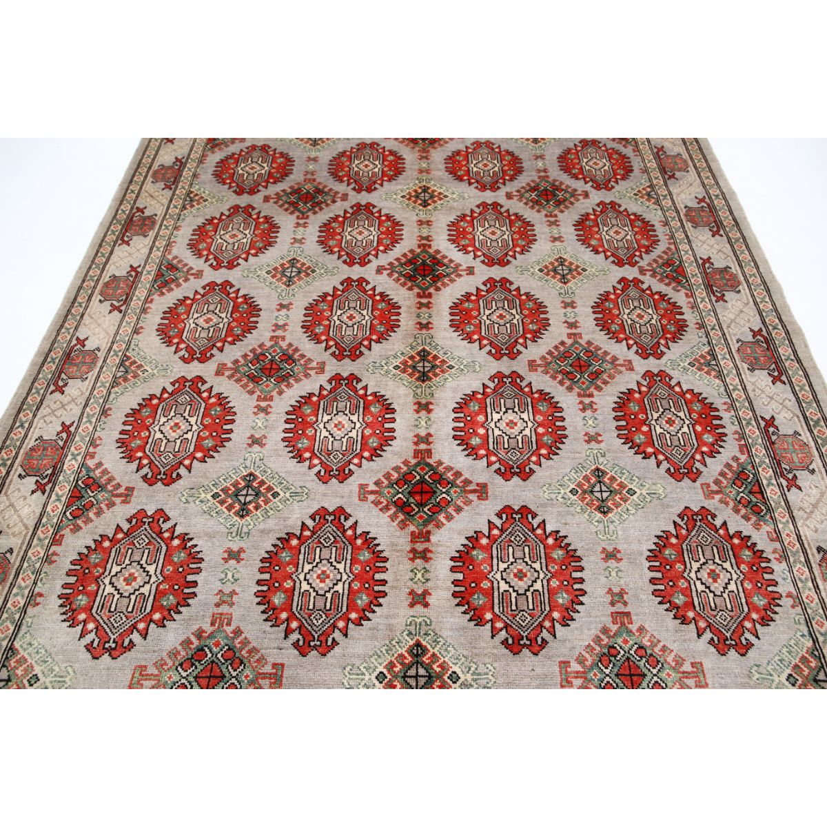 Revival 7x10 Handmade Double Knotted Washable Wool Rug - Colorful