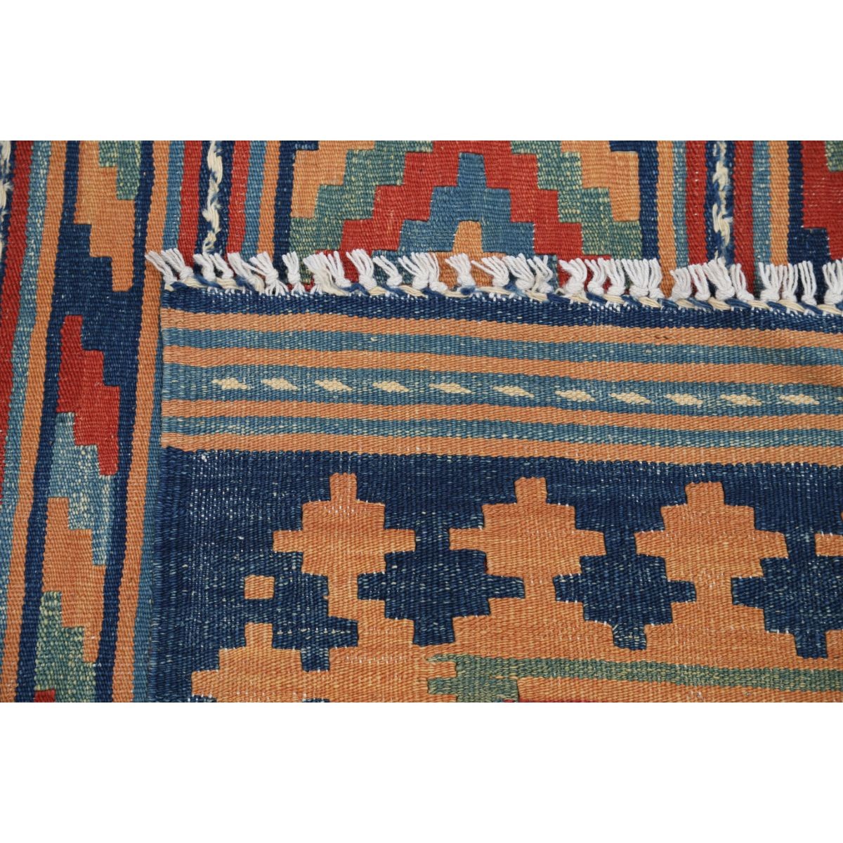 Kafkaas 5x7 Hand Woven Washable Wool Rug - Colorful