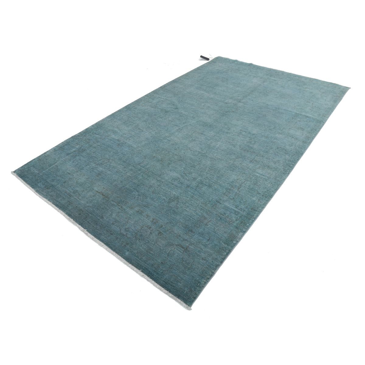 Fine 6x10 Handmade Double Knotted Washable Wool Rug - Monochormatic