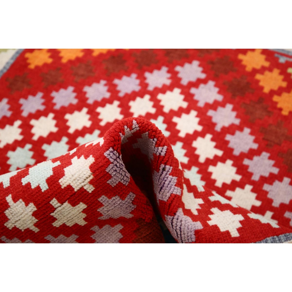 Revival 3x5 Handmade Double Knotted Washable Wool Rug - Colorful