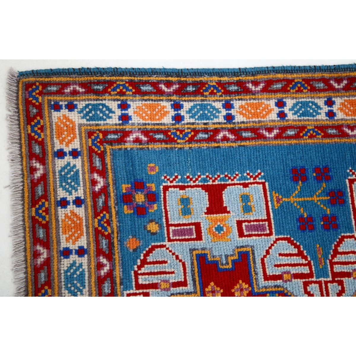 Revival 3x5 Handmade Double Knotted Washable Wool Rug - Colorful