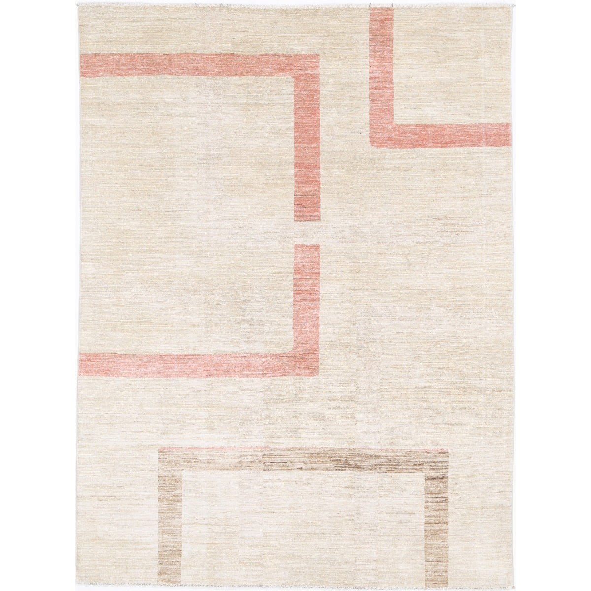 Modcar 6x8 Handmade Double Knotted Washable Wool Rug - Colorful