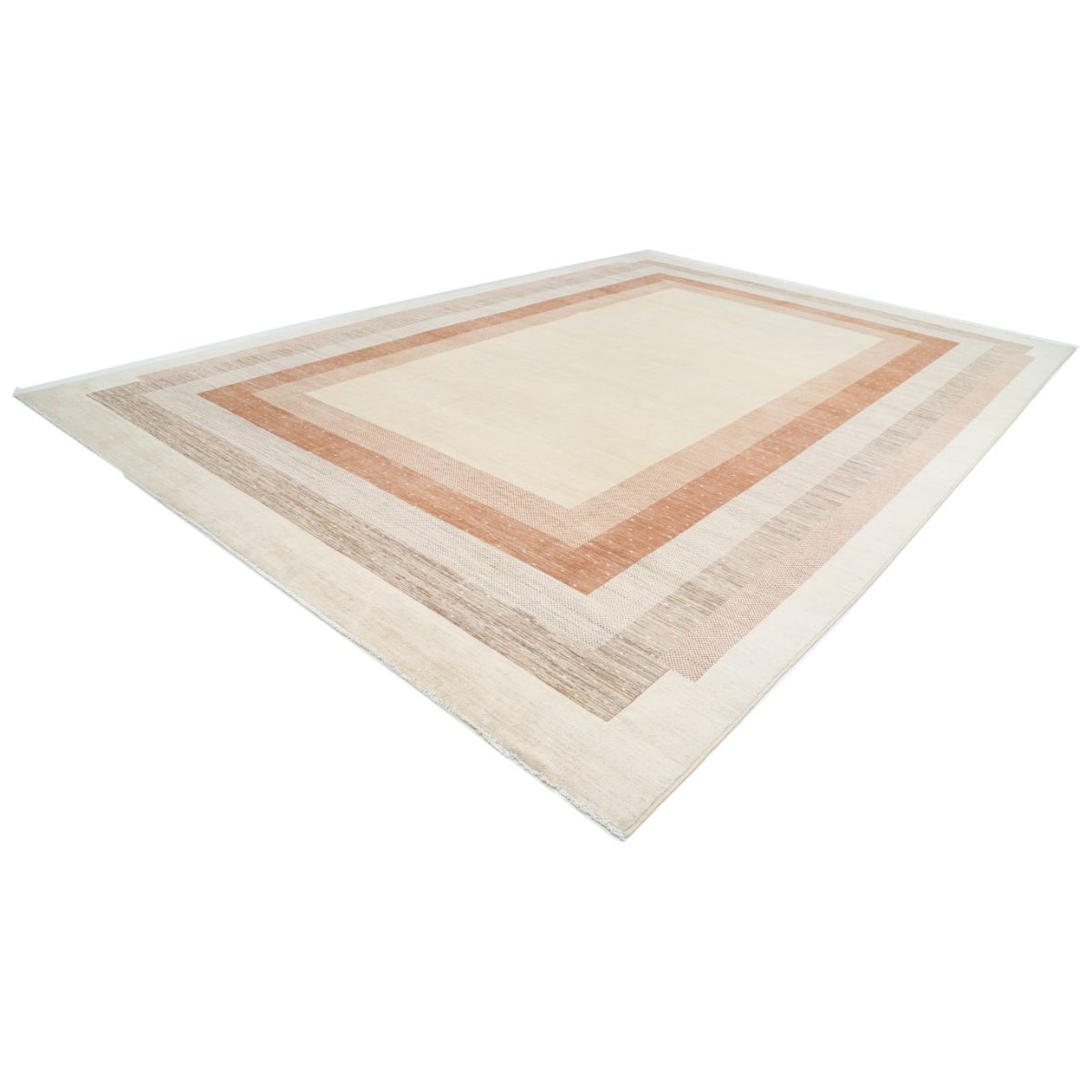 Modcar 12x18 Handmade Double Knotted Washable Wool Rug - Colorful