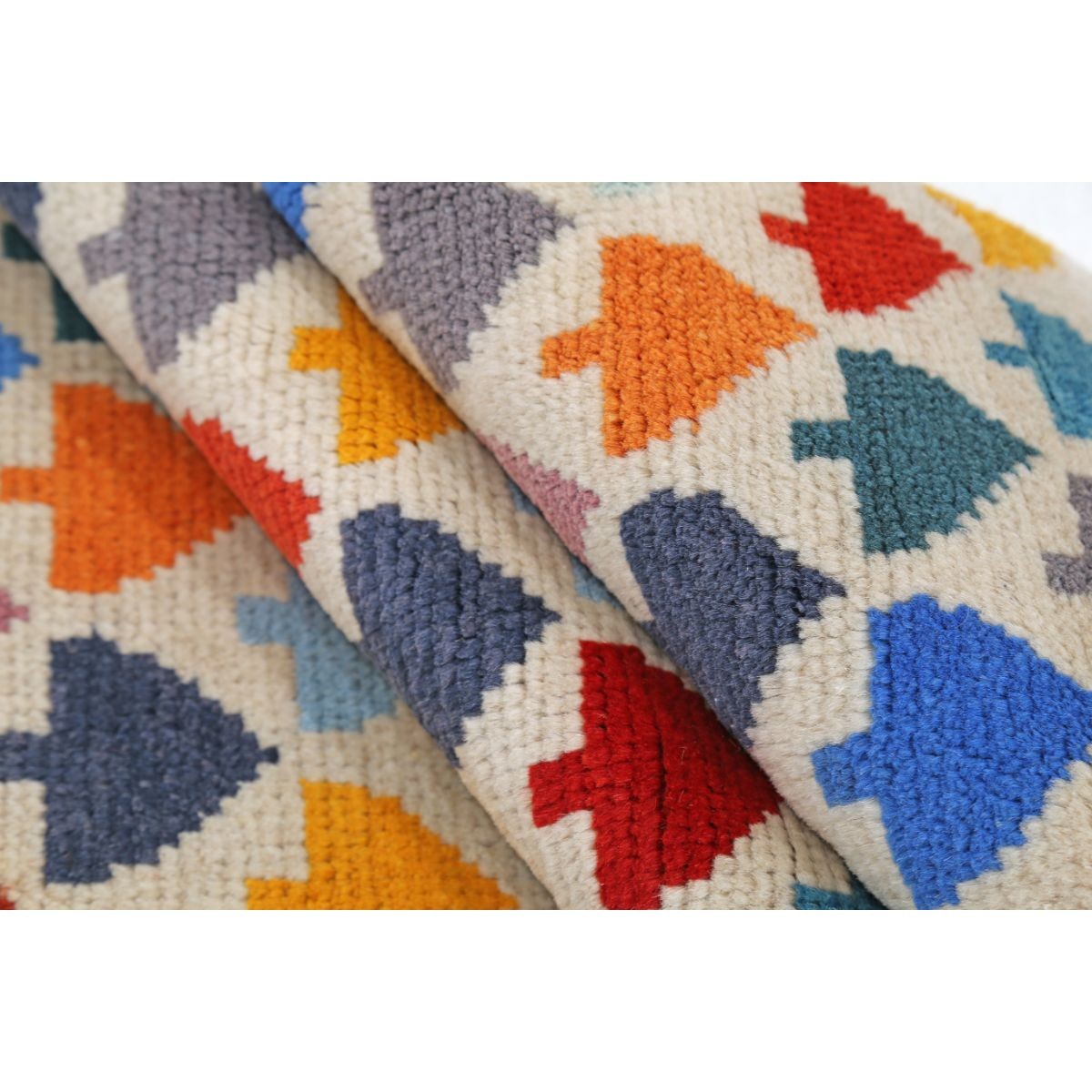 Revival 3x5 Handmade Double Knotted Washable Wool Rug - Colorful