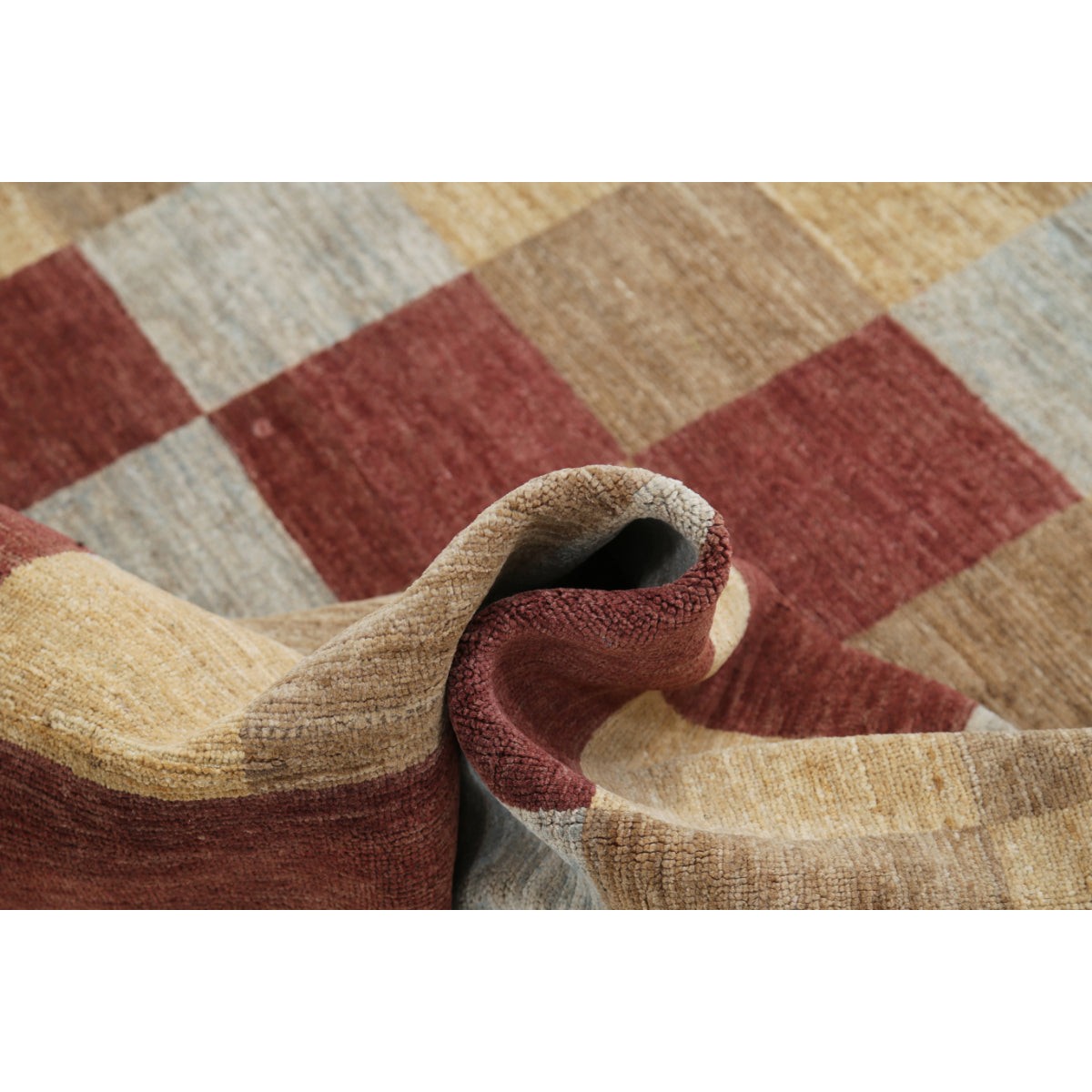Modcar 6x10 Handmade Double Knotted Washable Wool Rug - Colorful