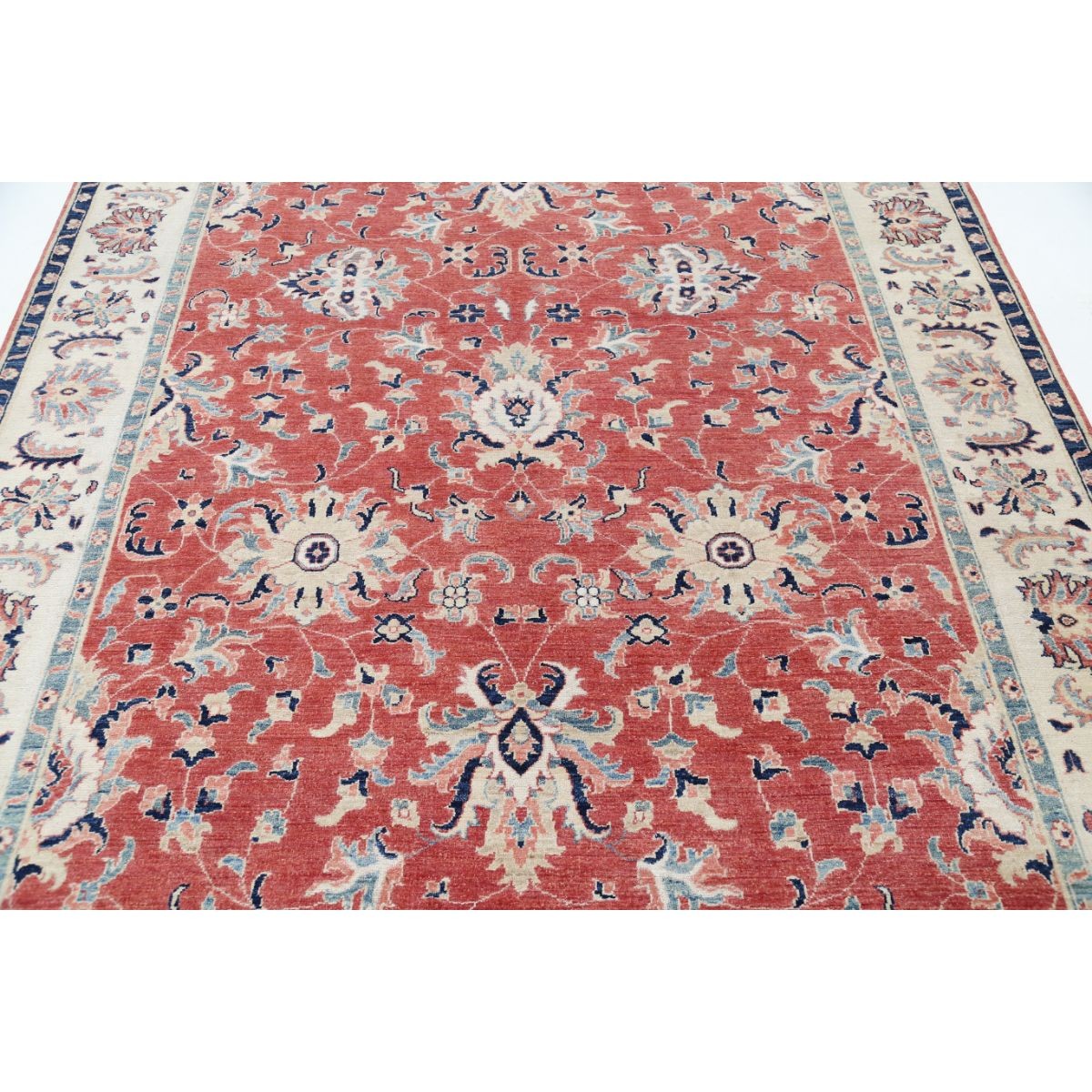 Ziegler 7x9 Handmade Double Knotted Washable Wool Rug - Colorful